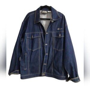 Culture jeans denim  jacket men's  size L Button Up Thick Cotton